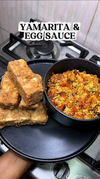 Yamarita and Eggs Sauce